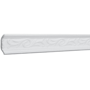 Set 4 Baghete decorative de colt M13-08, din polistiren, alb, 5 x 5 x 200 cm