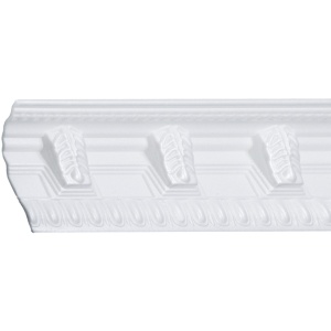 Set 4 Baghete decorative de colt M26-08, din polistiren, alb, 15 x 6 x 200 cm