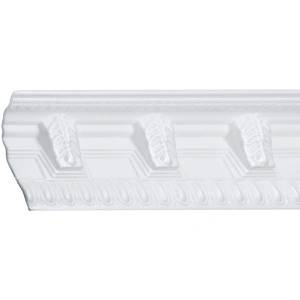 Set 4 Baghete decorative de colt M26-08, din polistiren, alb, 15 x 6 x 200 cm