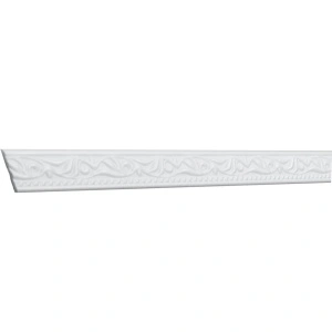 Set 4 Baghete decorative, dreapta, M10-08, din polistiren, alb, 4,5 x 200 cm