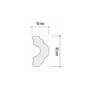 Set 4 piese ancadrament, polimer dur, DP1 59mm x 99mm