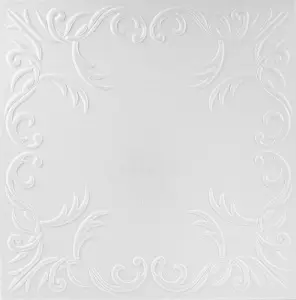 Tavan polistiren alb 0830, 50 x 50 cm , 2mp/pachet
