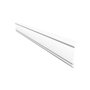 Brau decorativ polimer dur, DP13 alb, 60mm x 2m