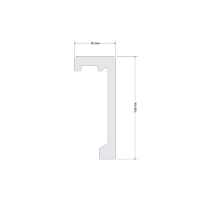 Masca polimer dur LK100 100mmx40mmx2m