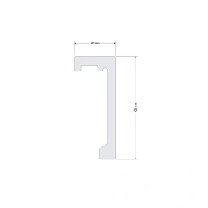 Masca polimer dur LK100 100mmx40mmx2m