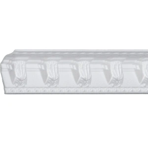 Set 4 Baghete decorative de colt M21-08, din polistiren, alb, 8 x 6 x 200 cm