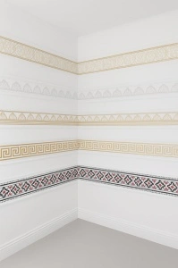 Brau decorativ polimer dur, DP13 alb, 60mm x 2m