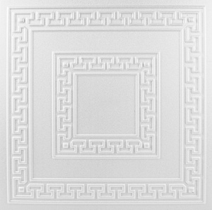 Tavan polistiren alb 0823, 50 x 50 cm , 2mp/pachet
