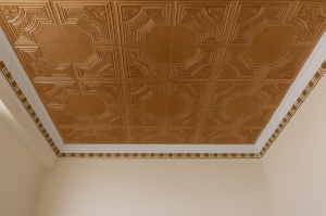Tavan polistiren retro 74 gri/auriu, 50 x 50 cm , 2mp/pachet