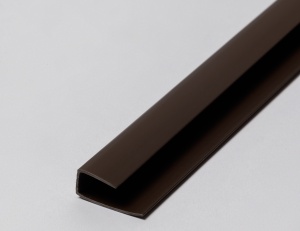 Terminatie PVC interior u 3000 mm CIOCOLATA
