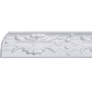 Set 4 Baghete decorative de colt M29-08, din polistiren, alb, 9 x 4,5 x 200 cm