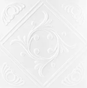 Tavan polistiren alb 08107, 50 x 50 cm , 2mp/pachet