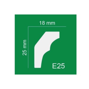 Bagheta de colt XPS 18mm x 25mm x 2m, E25