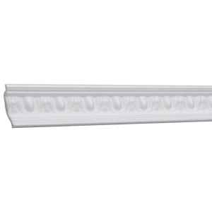 Set 4 Baghete decorative de colt M12-08, din polistiren, alb, 5 x 5 x 200 cm