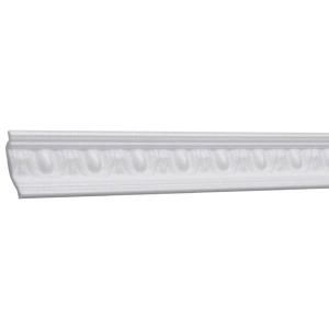 Set 4 Baghete decorative de colt M12-08, din polistiren, alb, 5 x 5 x 200 cm