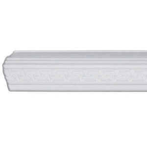 Set 4 Baghete decorative de colt M17-08, din polistiren, alb, 8 x 6 x 200 cm
