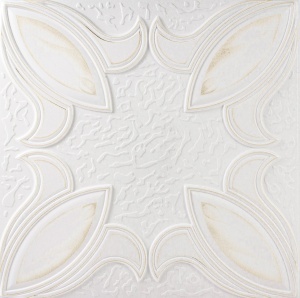 Tavan polistiren 3D TULIP-B, 50 x 50 cm , 2mp/pachet