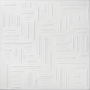 Tavan polistiren alb 0808, 50 x 50 cm , 2mp/pachet