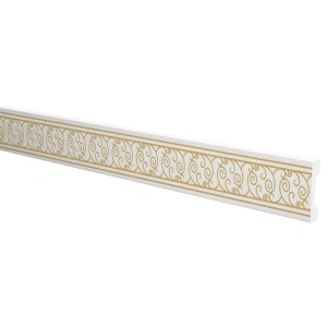 Brau decorativ polimer dur DP21Z, auriu, 58mmx12mmx2m
