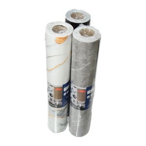 Rola decorativa autoadeziva, 08, 280x60cm, marmura alb/auriu