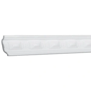 Set 4 Baghete decorative de colt M15-08, din polistiren, alb, 5 x 5 x 200 cm