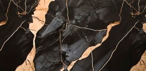 Set 4 buc. panouri decorative autoadezive, 11, 30x60cm negru