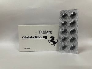 VIDALISTA 80mg BLACK EDITION (10 comprimidos)