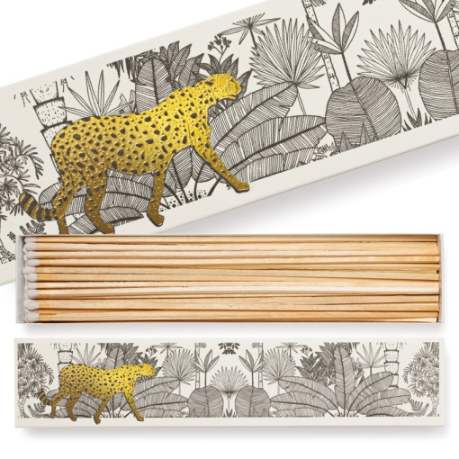 Chibrituri Lungi , Cheetah in White Jungle 28cm