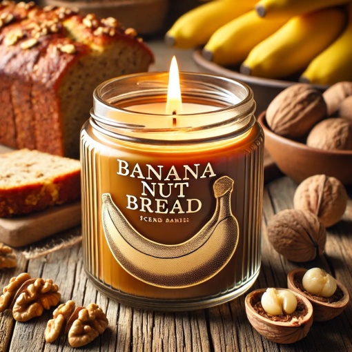 Ulei Parfumat Banana Nut Bread – Aromă Intensă pentru Lumânări și Difuzoare