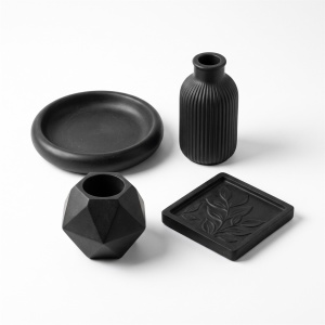 Praf Ceramic PREMIUM Negru - Compozit Mineral pentru Turnare în Matrițe | Erfello - Img 2