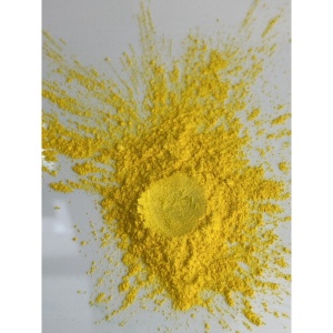 Pudră mica galben cu efect sidefat pentru wax melt, rășină epoxidică și machiaj.