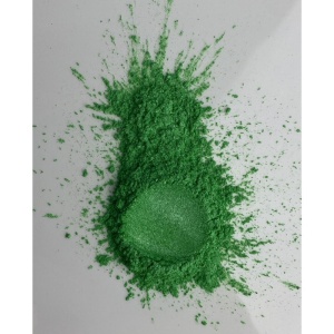 Pudră Mica Verde pentru Wax Melt, Rășină Epoxidică, Machiaj și Săpun - Img 2