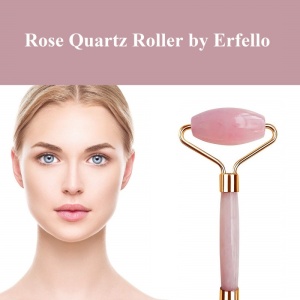 Placă Gua Sha din cuarț roz