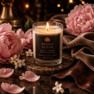 Ulei Parfumat Peony & Suede – Aromă floral catifelat elegant modern | Lumânări, Difuzoare & Săpunuri | Erfello