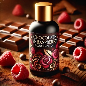 Ulei Parfumat Raspberry Chocolate – Aromă gurmand fructat dulce cremos | Lumânări, Difuzoare & Săpunuri | Erfello
