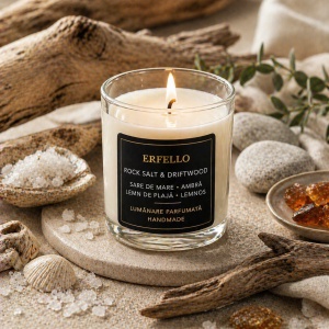 Ulei Parfumat Rock Salt & Driftwood – Aromă marin lemnos sărat natural | Lumânări, Difuzoare & Săpunuri | Erfello