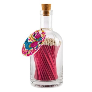 Chibrituri în Sticlă Parrots – 125 buc, 100mm | Cadou Luxury pentru Lumânări