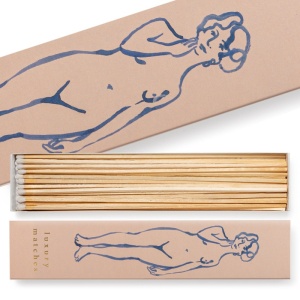 Chibrituri Lungi Nude Luxury Matches 28cm – 45 Buc, Made in UK