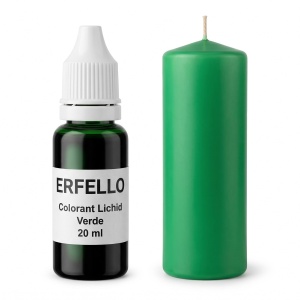 Colorant Lichid pentru Lumânări Verde 12904-70-16 – Dozare Precisă, Culori Vibrante, 20ml