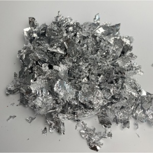 Fulgi Foiță Schlagmetal Argintiu pentru Lumânări, Wax Melt și Decorațiuni Handmade, 5gr