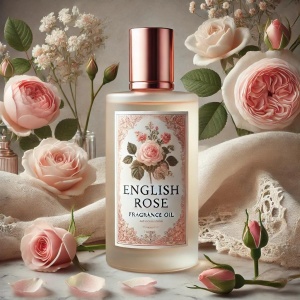 Ulei Parfumat English Rose – Aromă floral clasic natural romantic | Lumânări, Difuzoare & Săpunuri | Erfello