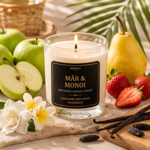 Ulei Parfumat Măr & Monoi – Aromă fructat floral proaspăt însorit | Lumânări, Difuzoare & Săpunuri | Erfello