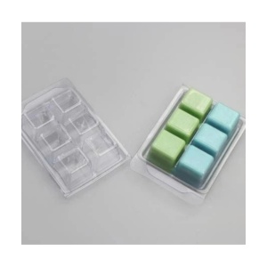 Matriță Duo Clam Shell Wax Melt, 2 Cavități PET Reciclabil pentru Parfumuri de Casă