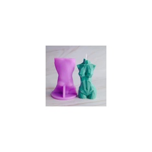 Matriță Silicon Siluetă Feminină Diamant - Img 3