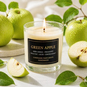Ulei Parfumat Green Apple – Aromă fructat acid proaspăt energizant | Lumânări, Difuzoare & Săpunuri | Erfello
