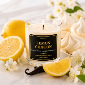 Ulei Parfumat Lemon Chiffon – Aromă citric gurmand dulce cremos | Lumânări, Difuzoare & Săpunuri | Erfello