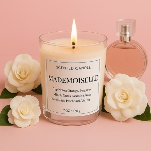 Ulei Parfumat Mademoiselle – Aromă floral citric feminin proaspăt | Lumânări, Difuzoare & Săpunuri | Erfello