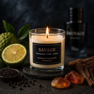 Ulei Parfumat Savage – Aromă aromatic masculin intens proaspăt | Lumânări, Difuzoare & Săpunuri | Erfello