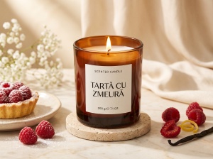 Ulei Parfumat Tartă cu Zmeură – Aromă gurmand fructat dulce de patiserie | Lumânări, Difuzoare & Săpunuri | Erfello