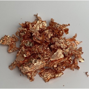 Fulgi Foiță Schlagmetal Rose Gold și Cupru pentru Lumânări, Wax Melt și Decorațiuni Handmade, 5gr